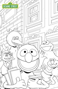 SESAME STREET #1 CVR C COLORING BOOK SKETCH