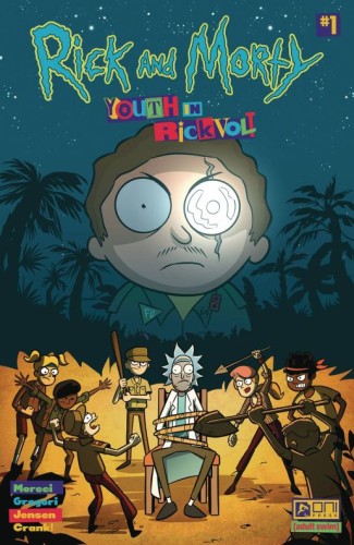 RICK AND MORTY YOUTH IN RICKVOLT #1 CVR B BURRINI
