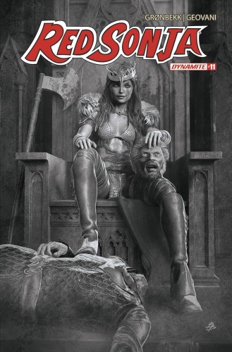 RED SONJA 2023 #11 CVR O 10 COPY FOC INCV BARENDS B&W