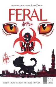 DF FERAL #1 BLANK VAR FLEECS SGN & REMARKED HAESER SKETCH