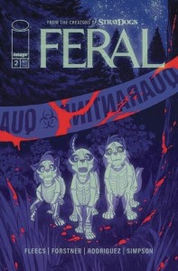 DF FERAL #2 GLOW IN THE DARK VAR GOLD SIGNATURE FLEECS SGN
