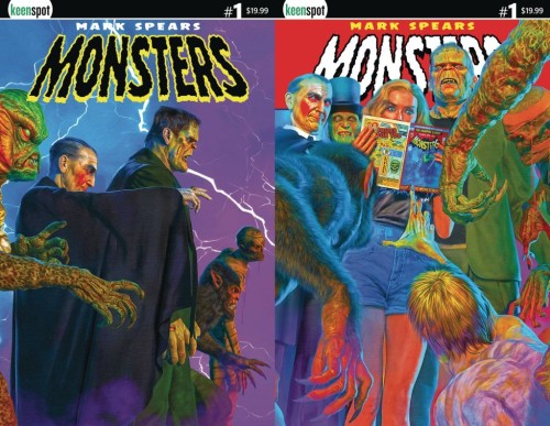 MARK SPEARS MONSTERS #1 CVR F HOLOFOIL FLIP COVER