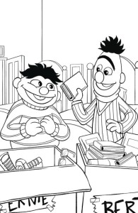 SESAME STREET #2 CVR C COLORING BOOK SKETCH