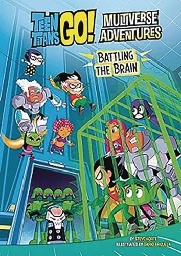 TEEN TITANS GO SC BATTLING THE BRAIN (9781669068174)