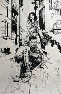 BLADE RUNNER TOKYO NEXUS #1 (OF 4) FOC POPE B&W INKS VIRGIN