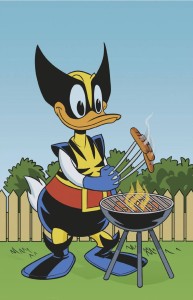 MARVEL DISNEY WHAT IF DONALD DUCK BECAME WOLVERINE #1 50 COPY INCV VAR