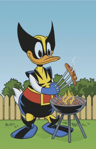 MARVEL DISNEY WHAT IF DONALD DUCK BECAME WOLVERINE #1 50 COPY INCV VAR