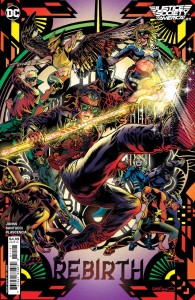 JUSTICE SOCIETY OF AMERICA #11 (OF 12) CVR B TONY HARRIS CARD STOCK VAR