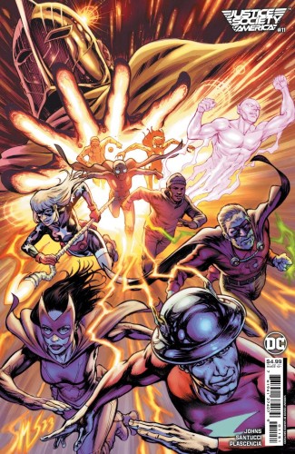 JUSTICE SOCIETY OF AMERICA #11 (OF 12) CVR D MARCO SANTUCCI CARD STOCK VAR