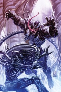 ALIENS VS AVENGERS #1 100 COPY INCV MARK BROOKS VIR VAR