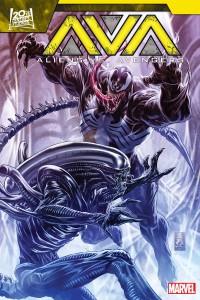 ALIENS VS AVENGERS #1 MARK BROOKS VAR
