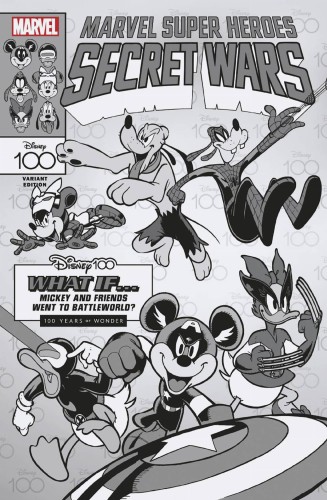 AMAZING SPIDER-MAN #37 100 COPY INCV DISNEY100 BW VAR