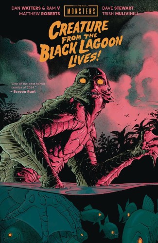 UNIVERSAL MONSTERS BLACK LAGOON HC BOOK MARKET MATTHEW ROBERTS & DAVE STEWART CVR (9781534349971)