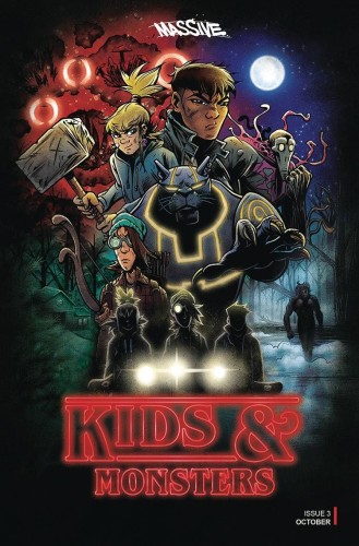 KIDS & MONSTERS #3 (OF 4) CVR C RICHARDSON TV HOMAGE
