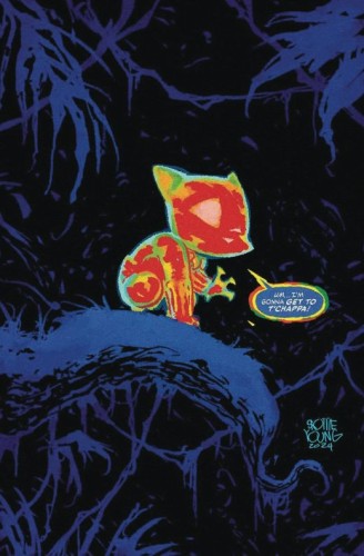 DF PREDATOR VS BLANK PANTHER #1 YOUNG VAR PERCY SGN