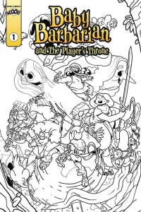 BABY BARBARIAN #1 CVR B HANSON COLORING CVR