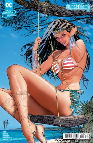 WONDER WOMAN #12 CVR D GUILLEM MARCH SWIMSUIT CARD STOCK VAR (ABSOLUTE POWER)