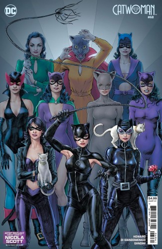 CATWOMAN #68 CVR D NICOLA SCOTT ARTIST SPOTLIGHT CARD STOCK VAR