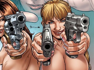 LOOKERS BIG GUNS NUDE BAG SET (3CT)