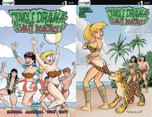 JUNGLE DRAMA SALTY BEACHES #1 CVR H HOLOFOIL FLIP MARSHALL BOGDANOVE