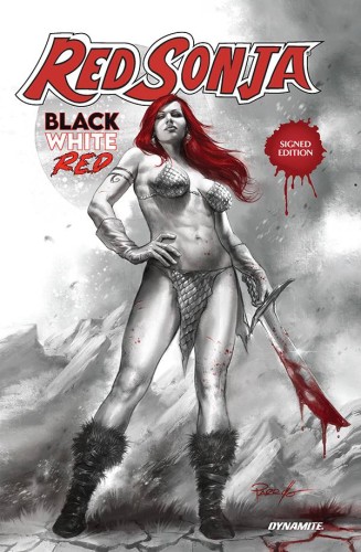 RED SONJA BLACK WHITE RED HC SGN ED 01 (9781524122034)