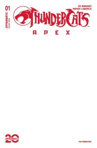 THUNDERCATS APEX #1 CVR H BLANK AUTHENTIX