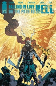 FALLING IN LOVE ON PATH TO HELL #7 CVR A BROWN