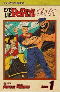 EYE LIE POPEYE #1 (OF 5) CALERO HOMAGE FAUX LEATHER VARIANT