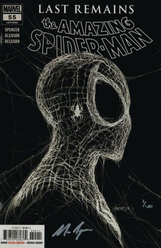 DF AMAZING SPIDER-MAN #55 SPENCER SLVER SGN