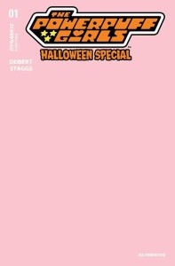 POWERPUFF GIRLS HALLOWEEN SP ONE SHOT CVR N PINK BLANK AUTHENTIX