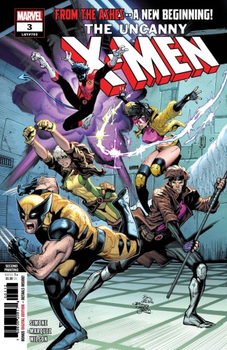 UNCANNY X-MEN #3 2ND PTG RYAN STEGMAN VAR
