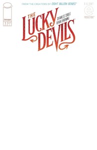 LUCKY DEVILS #1 (OF 9) CVR C BLANK SKETCH CVR