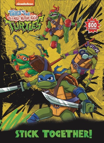 TALES OF TMNT STICK TOGETHER STICKER BOOK SC (9780593808757)