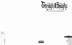 THROUGH THE BOUGHS A YULETIDE OFFERING #1 CVR G BLANK SKETCH VAR