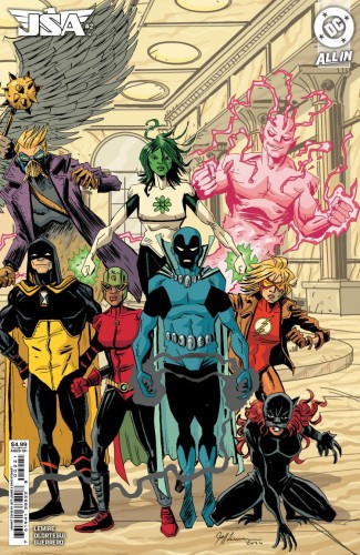 JSA #2 CVR B JEFF LEMIRE CARD STOCK VAR
