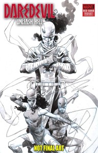 DAREDEVIL UNLEASH HELL RED BAND #1 (OF 5) OPENA VAR (POLYBAG)