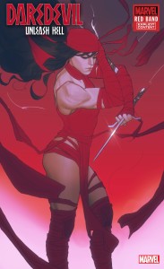 DAREDEVIL UNLEASH HELL RED BAND #1 (OF 5) SWABY ELEKTRA VAR (POLYBAG)