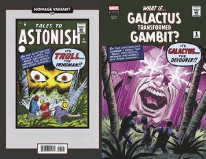 WHAT IF GALACTUS GALACTUS TRANSFORMED GAMBIT #1 HOMAGE VAR