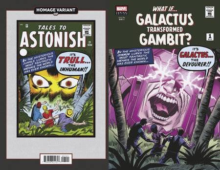 WHAT IF GALACTUS GALACTUS TRANSFORMED GAMBIT #1 HOMAGE VAR