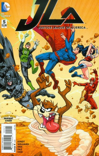 JUSTICE LEAGUE OF AMERICA #5 LOONEY TUNES VAR ED (N52)