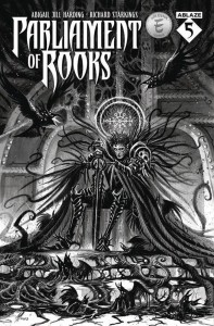 PARLIAMENT OF ROOKS #5 CVR B ABIGAIL JILL HARDING B&W