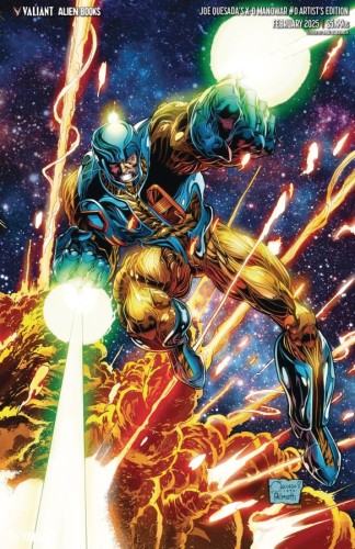 X-O MANOWAR #0 CVR C QUESADA RECOLORED VIRGIN