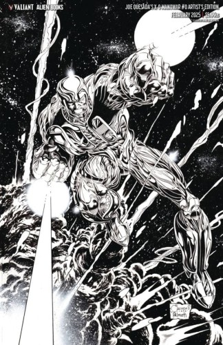 X-O MANOWAR #0 CVR D QUESADA B&W VIRGIN