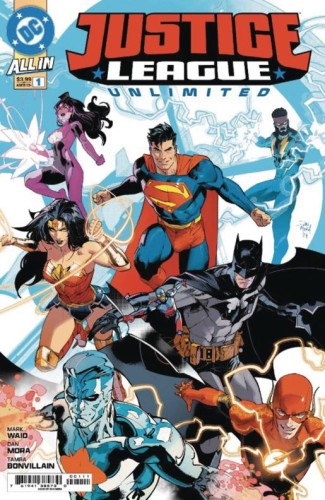 DF JUSTICE LEAGUE UNLIMITED #1 WAID SGN