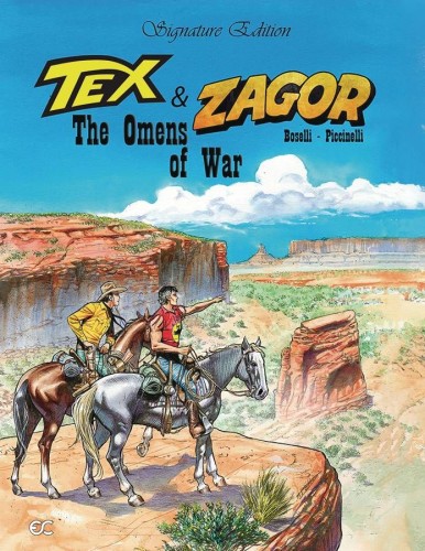 TEX & ZAGOR OMENS OF WAR HC SIGNATURE ED (9781942592723)