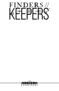 HORIZON EXP FINDERS KEEPERS (ONE-SHOT) CVR D BLANK SKETCH