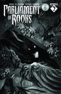 PARLIAMENT OF ROOKS #2 CVR B ABIGAIL JILL HARDING B&W