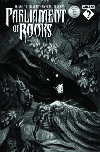 PARLIAMENT OF ROOKS #2 CVR B ABIGAIL JILL HARDING B&W