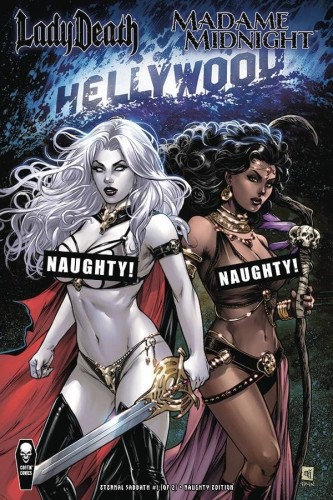 LADY DEATH ETERNAL SABBATH #1 (OF 2) CVR D MIKE KROME NAUGHTY ED