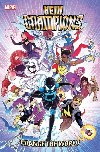 DF NEW CHAMPIONS #1 VECCHIO PROMO VAR FOXE SGN